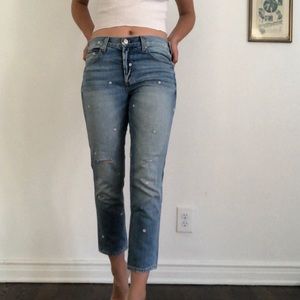 tomboy crop AMO denim